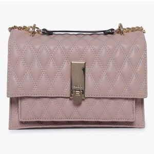 Aldo Elegant Quilted Pink Handbag